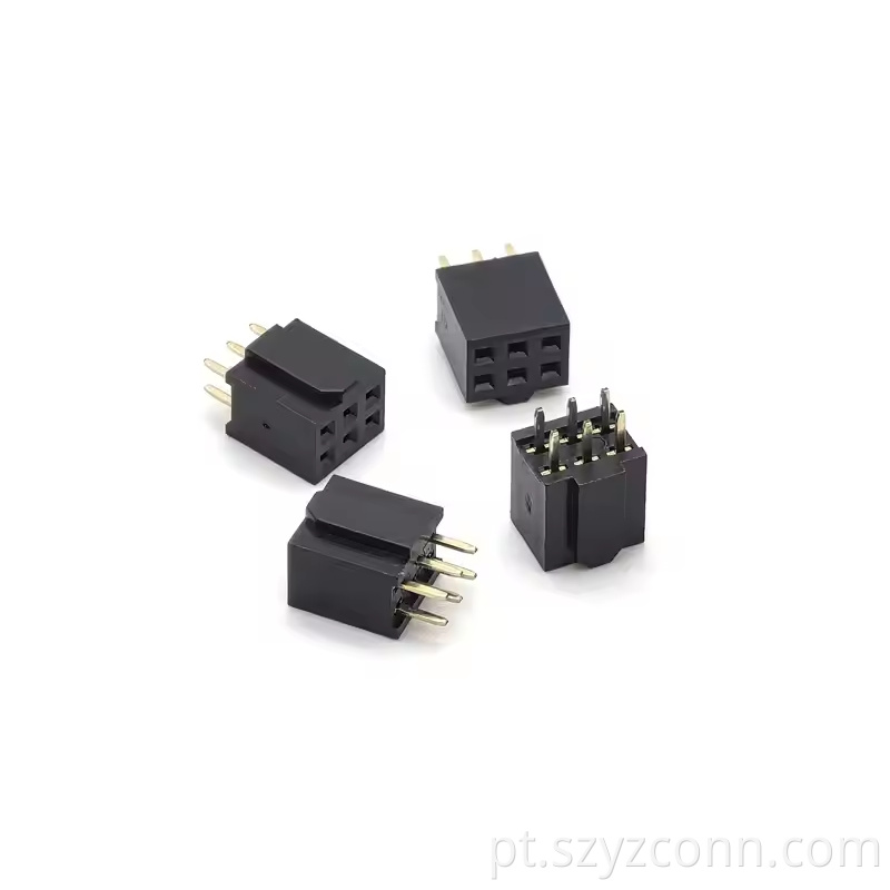 2.54mm Pitch Female Header Dual Row With Convex Points H8.5mm 23P (4)